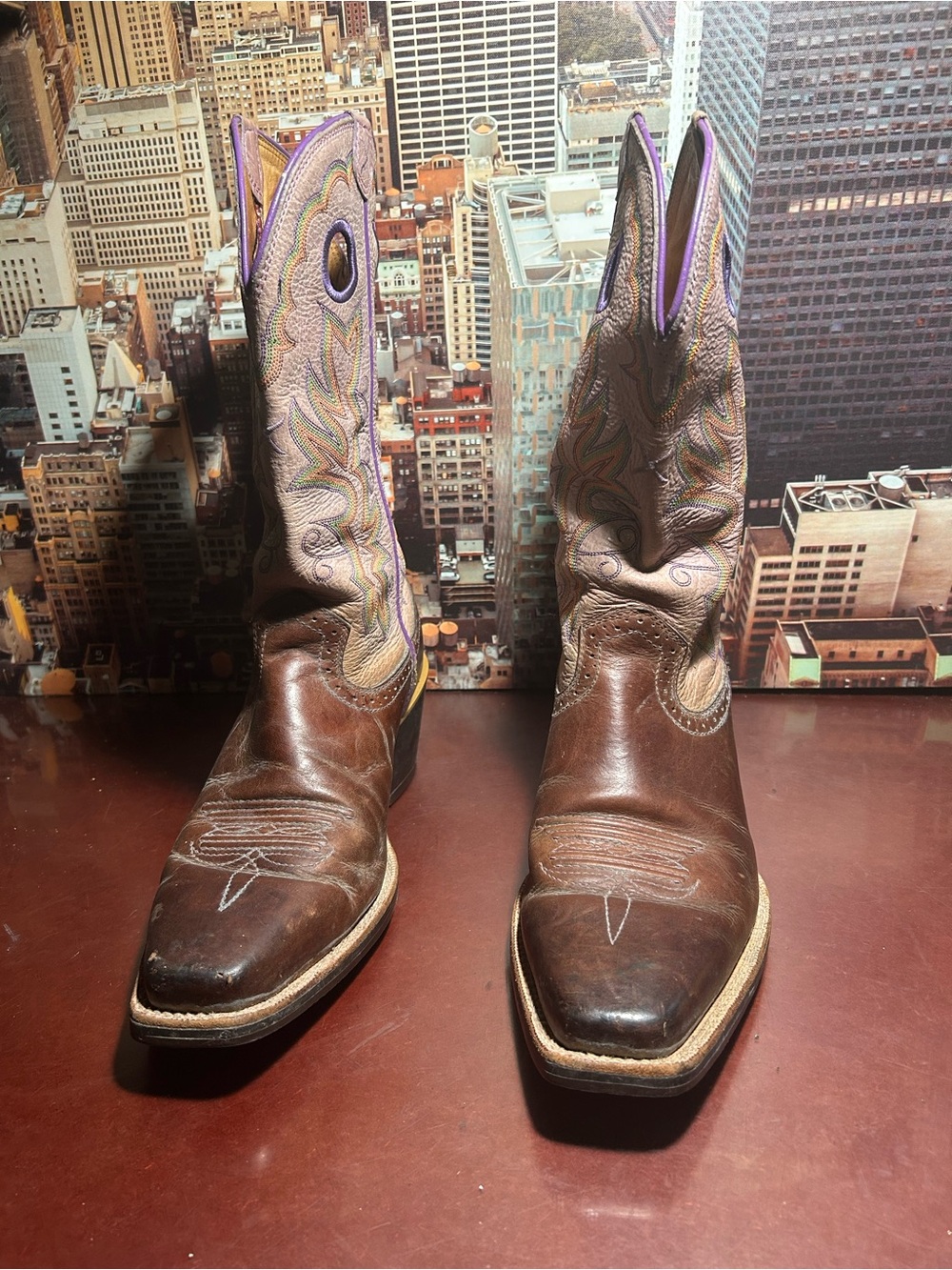 Twisted X Men's Brown Leather Western Cowboy Boots  10 B